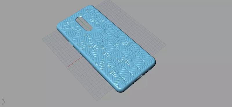 Original Oneplus 7 pro blue case 3D Model 3D print model