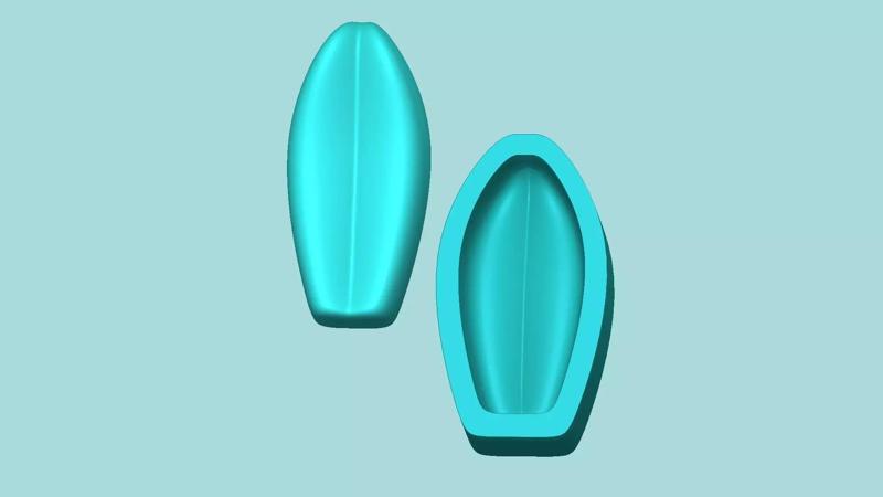 Sunflower Petal 03 - Silicone Mold Maker - Template