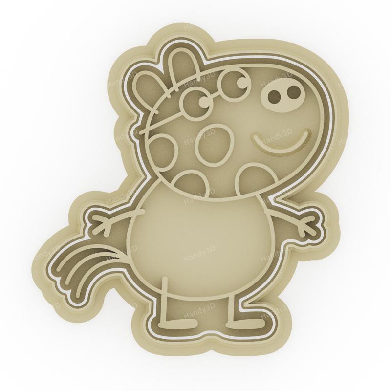 Pedro Pony Cookie Cutter & Stamp - 8 cm