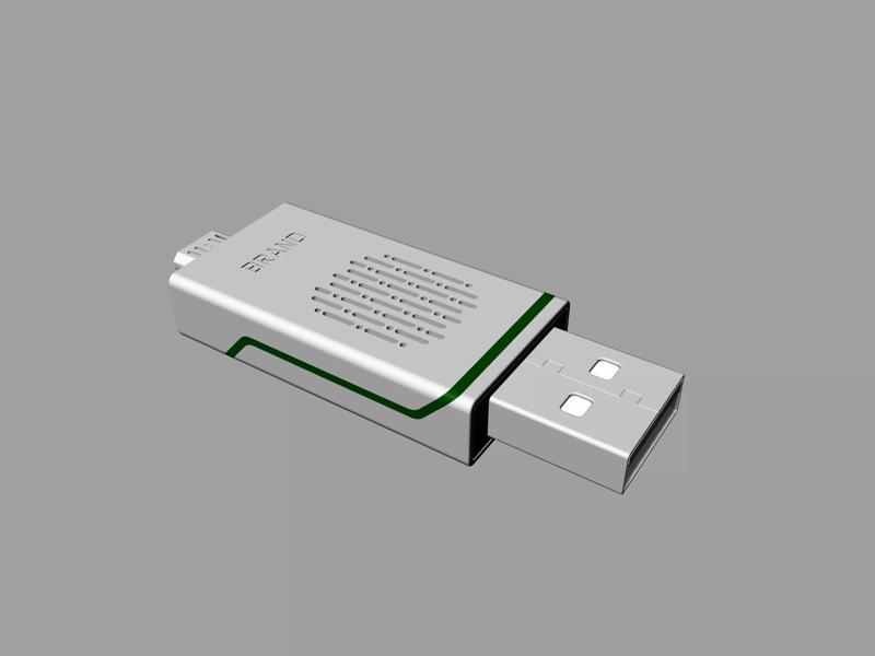 Grey and green OTG U Disk C