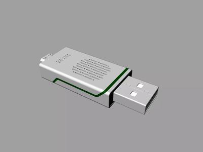 Grey and green OTG U Disk C