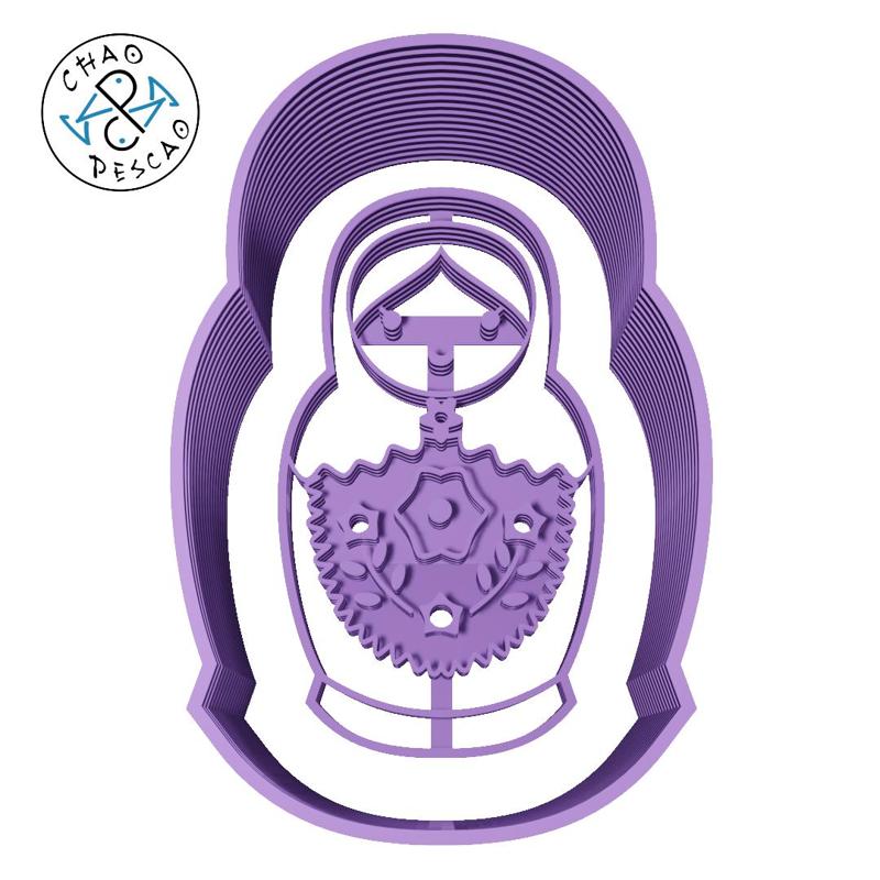 Matryoshka doll / Matrioshka - Cookie Cutter - Fondant - Polymer Clay