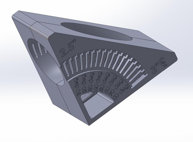 2.5 inch Tube Cutting and Marking Jig & X-Pipe Marking Tool **