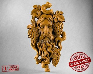 Old Man in Grapes STL, Old Man in Grapes 3d figure, stl, 3d printer STL files, 3d printing stl, best stl, STL files, stl file 3d printing