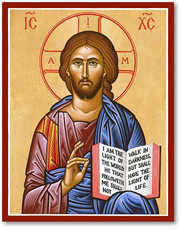 Jesus Christ Icon John 8:12