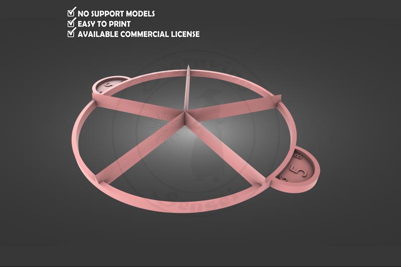 Cake Cutter 5 Pieces