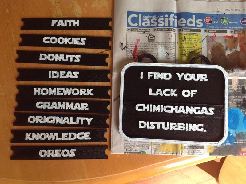 Disturbing.... STAR WARS MAD LIBS DECORATIONS