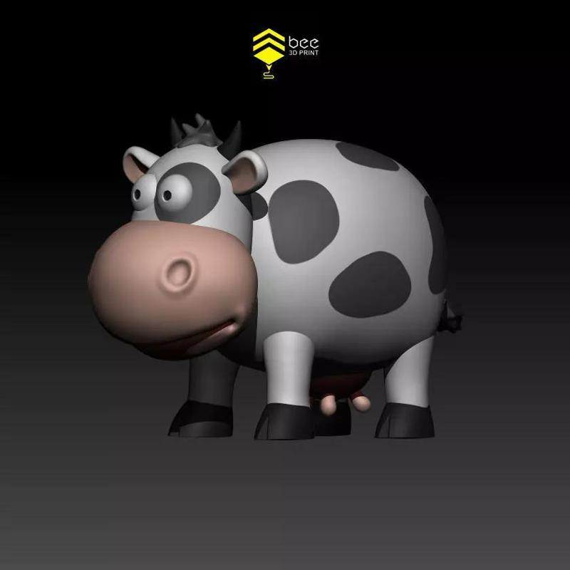 Cute Cow - Ready for 3D Print