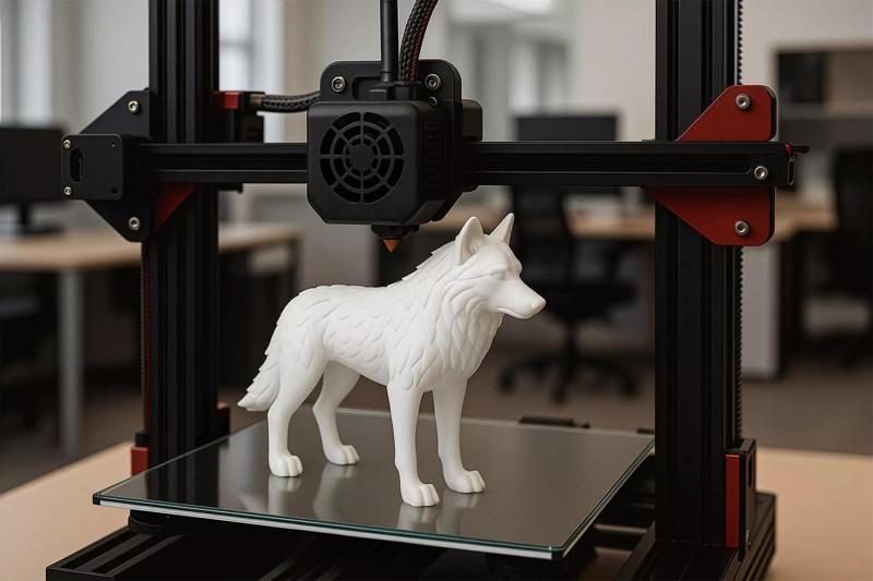 Wolf Sculpted 3D Printable