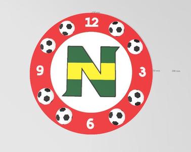 clock face newteam captain tsubasa