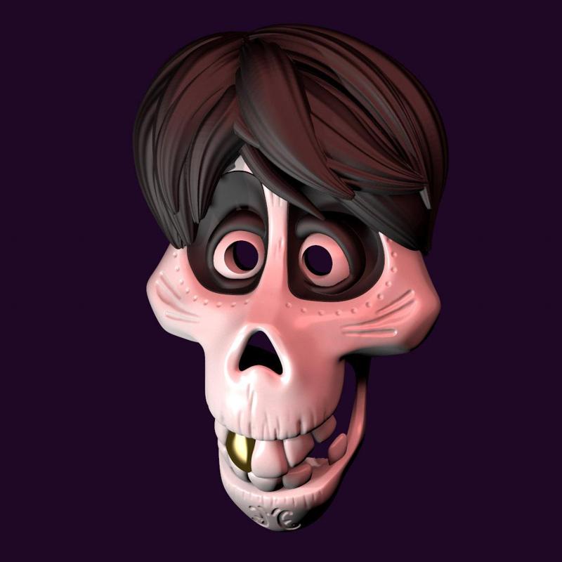 HECTOR RIVERA SKULL MASK HALLOWEEN - COCO