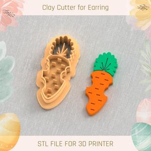 Carrot Easter Polymer Clay Cutters