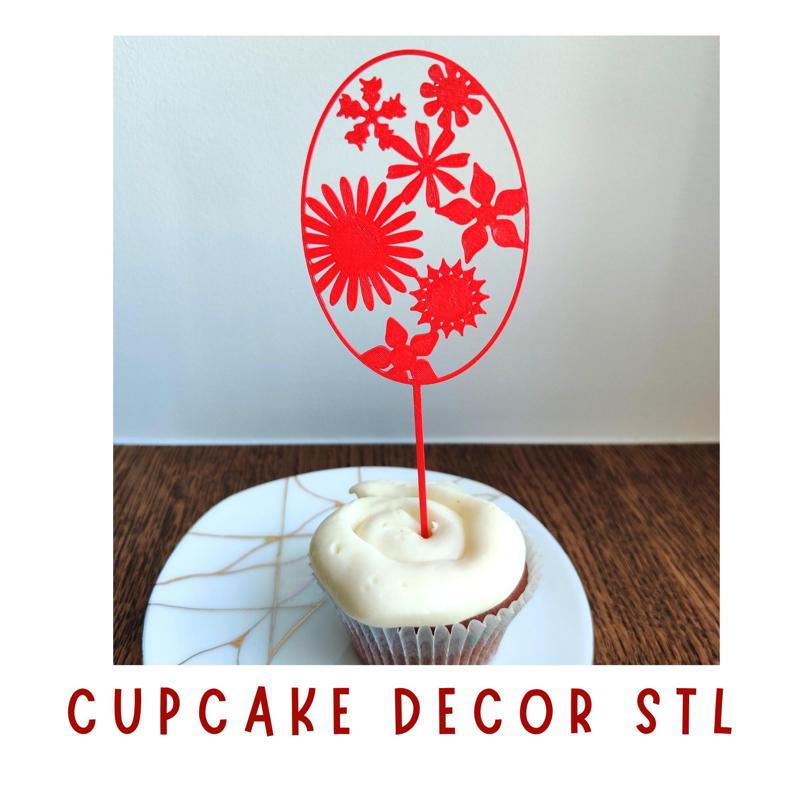 Easter Egg Cupcake topper