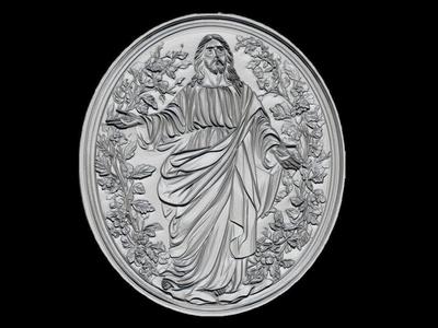 Welcoming Jesus Medallion Relief