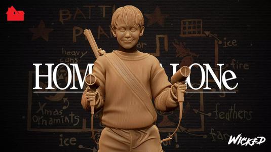 Wicked Home Alone Kevin Sculpture Tested for 3D printing