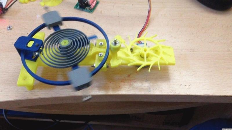 Mouvement echappement horloge