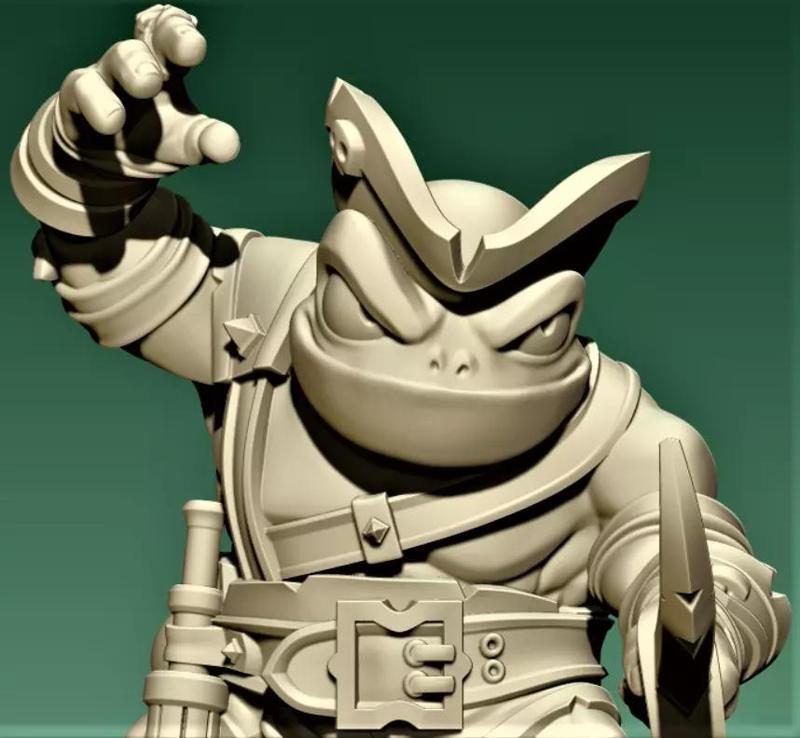 Toad Swordsman
