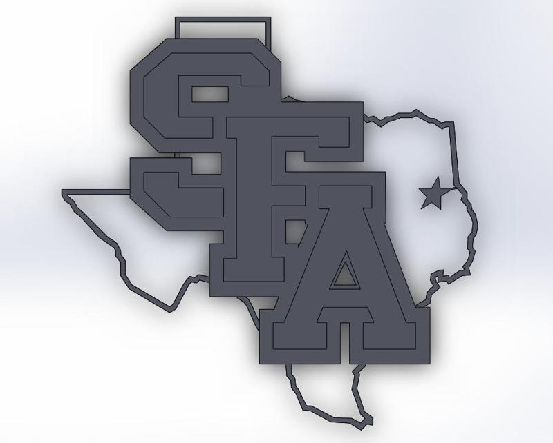 The official logo for the Stephen F. Austin Lumberjacks of the NCAA. 