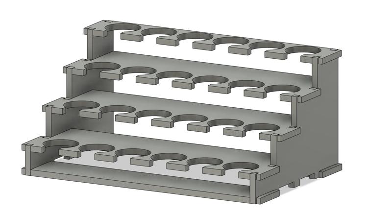 Pro Acryl tiered  paint stand