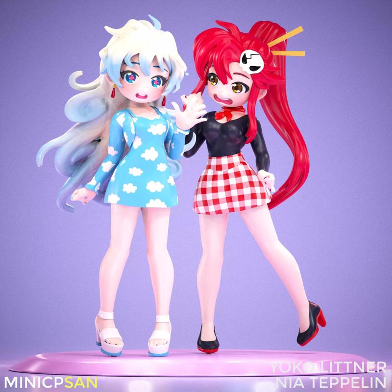 Yoko Littner and Nia Teppelin - Cute Casual Day Out
