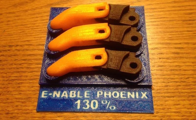 Finger/thumb assembly jig for an e-NABLE Phoenix prosthetic hand