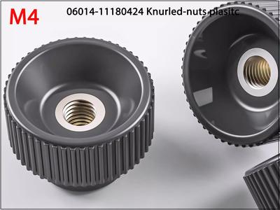 3D Nuts M4 06014 11180424 Knurled plasitc 3D print model