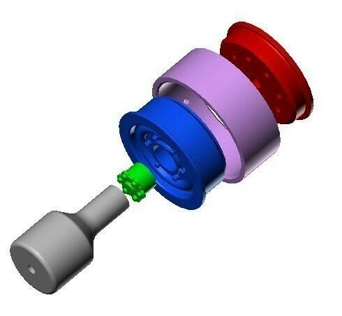 AXIAL SCX24 Trail Grappler M/T rim offset 7mm military type