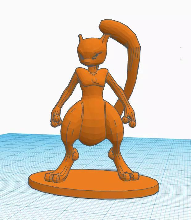 Mewtwo with base scaled