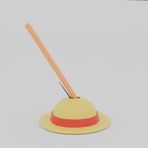 Luffy Hat Pencil Holder