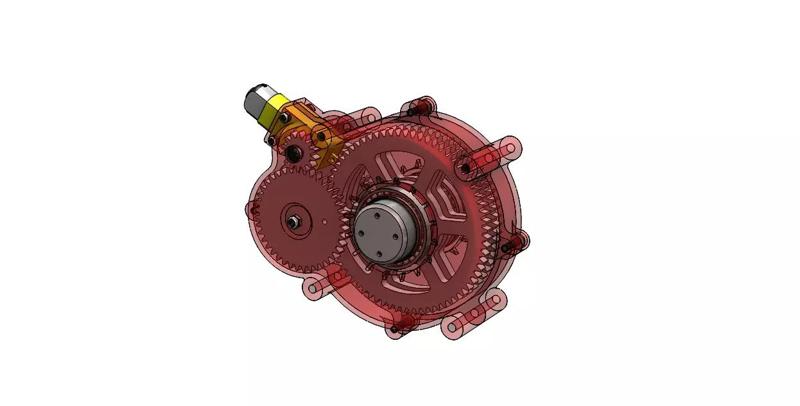 Yellow DC Motor Gearbox