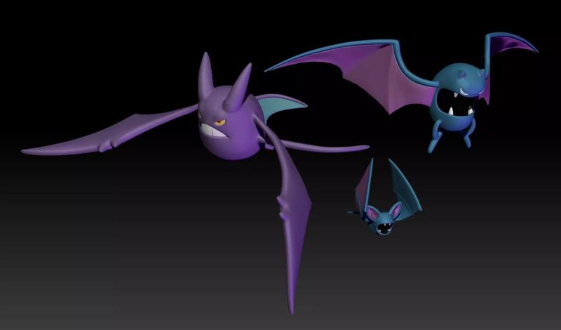 Pokemon Zubat Golbat Crobat