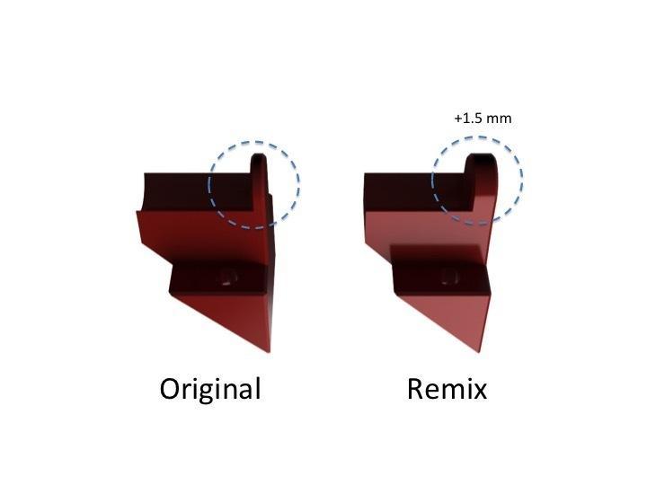 Remix brides chariots Z(X) pour tiges X de 270 mm