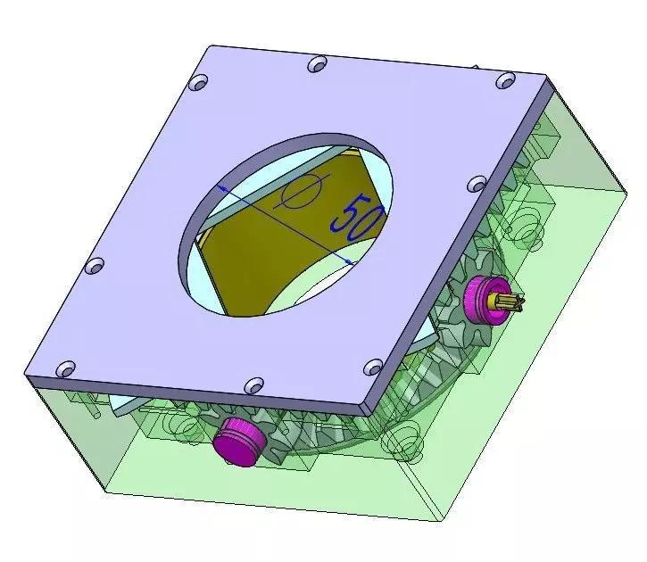 Gift Box 03-D50 gift box mechanical mechanism diy