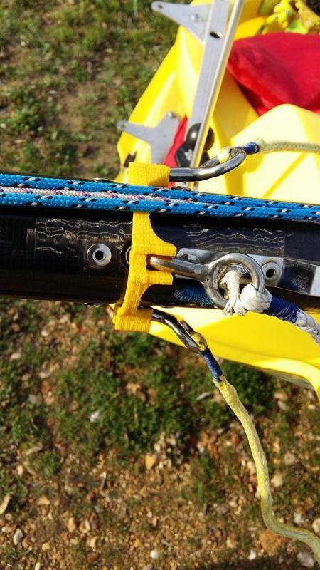 Clip pour mat de Weta pour tenir les haubans