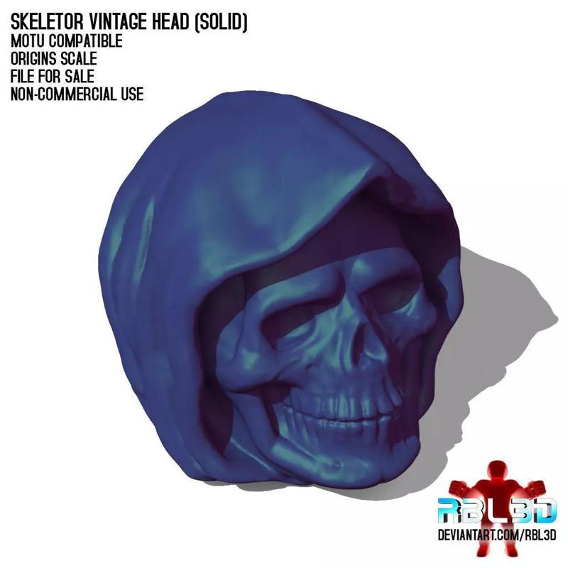 Skeletor Vintage head for Origins