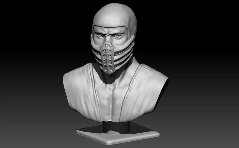 Bust of a Scorpion 1995 3D printable STL assemble
