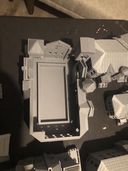 Christ Church United Church Model - String Lights Version