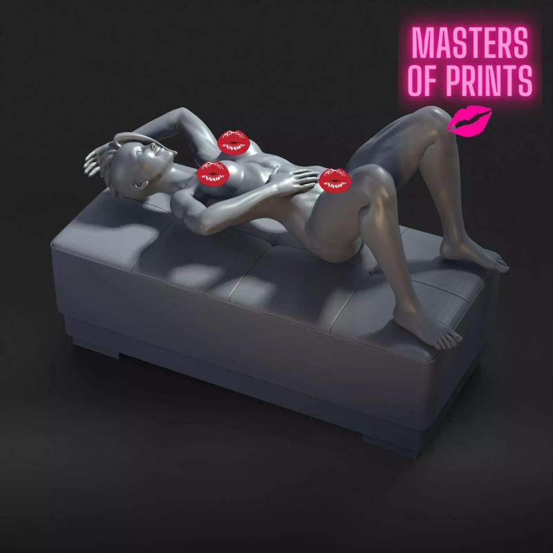 sexy pose - NSFW - EROTIC MINIATURE 75 MM SCALE