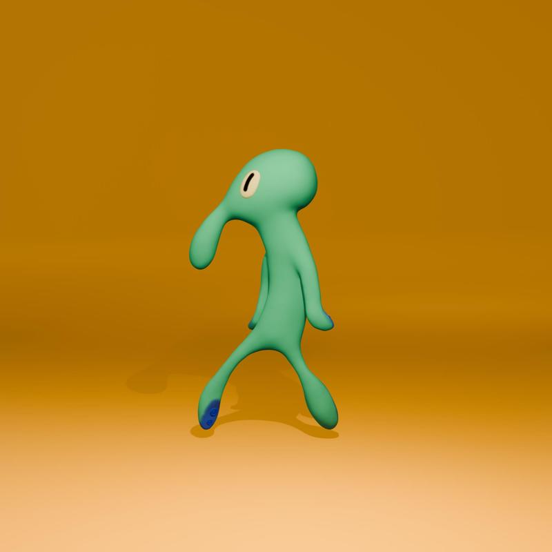 BOLD AND BRASH SQUIDWARD / CALAMARDO FUERTE HERMOSURA