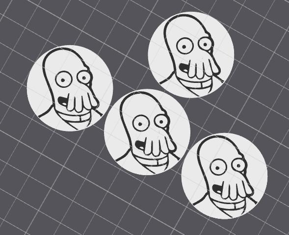 Futurama - Zoidberg Tire Valve Stem Cap