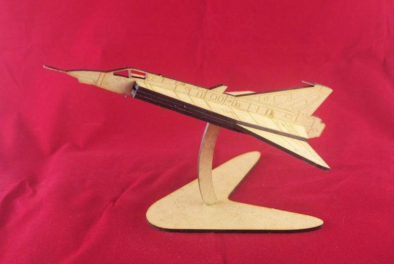 Laser Cut - 1/72 Scale - SAAB Draken