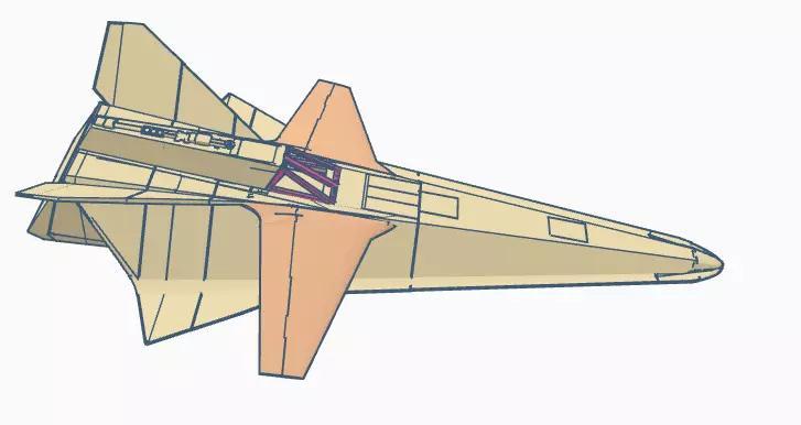 space 1999 glider for the 44 inch eagle studio size