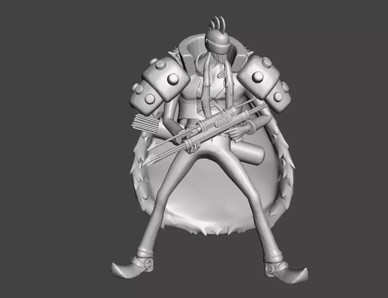 Duval masked One piece 3D Model