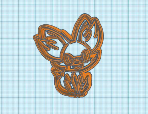 Pokemon: Fennekin Cookie Cutter