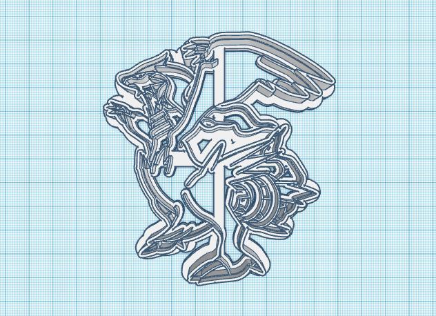 Pokemon: Reshiram Cookie Cutter