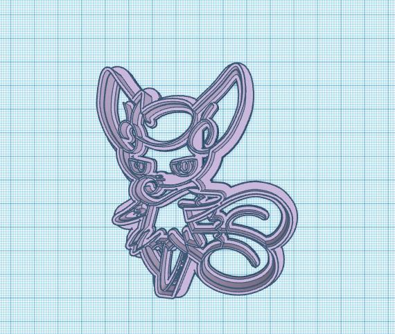 Pokemon: Meowstic Cookie Cutters