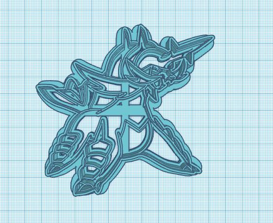 Pokemon: Samurott Cookie Cutter