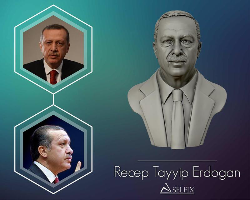 Recep Tayyip Erdogan 3D print model
