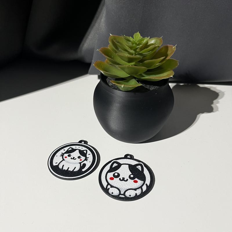 CUTE CAT COMBO KEYCHAIN