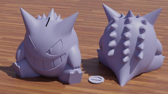 GENGAR PIGGY BANK - HIGH QUALITY